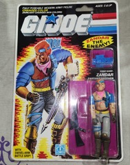 G.I. Joe ZANDAR (v1) ZARTAN'S BROTHER 1986 Complete in original packaging